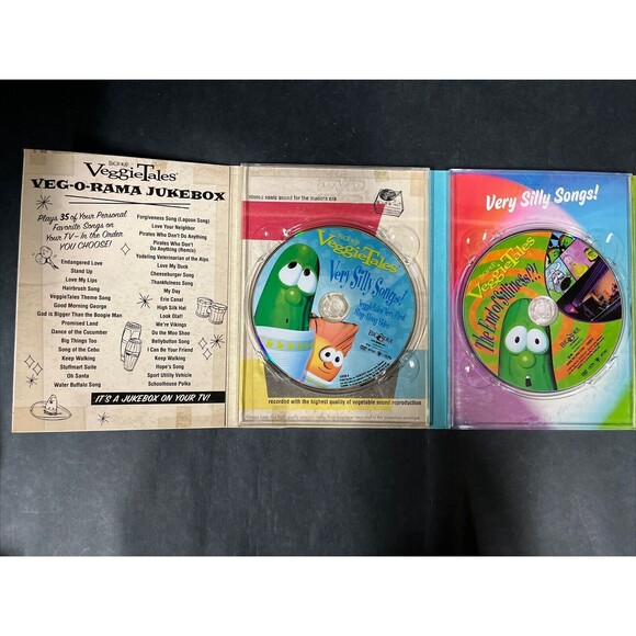 VeggieTales - The Complete Silly Songs Collection 4 Disc Set DVD 2005+ Bonus DVD - Picture 3 of 5